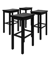 Grain & Grove 4 pack 30 Inch Height Bar Stool