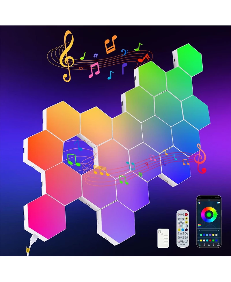 Yobtop Hexagonal Led Lights