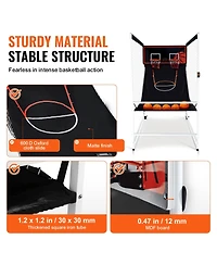 Hongge Dual Shot Arcade Basketball Game for Two Players Indoors