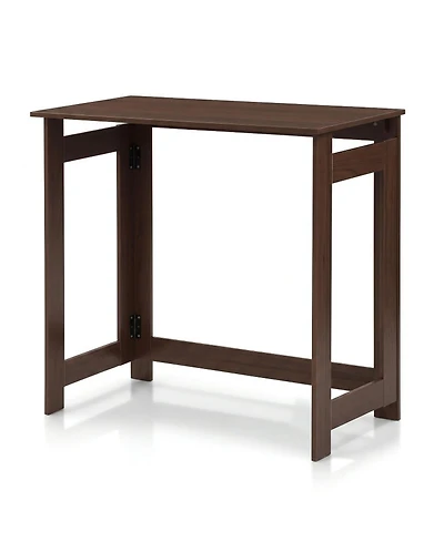 Sugift Folding Console Table with Foldable Legs