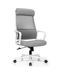 Gouun High Back Mesh Office Chair with Adjustable Heating Headrest and Lumbar Support