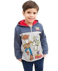 Toy Story Toddler Boys 2T -5T Fleece Quarter-Zip Hooded Sweatshirt