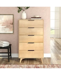 Plank+Beam Haven 5 Drawer Dresser with Handle
