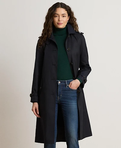 Lauren Ralph Women's Belted Lined Trench Coat