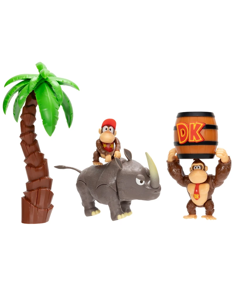 Macy's Donkey Kong Adventure Diorama 5-Piece Playset, Ages 3+