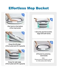 Piscifun Collapsible Silicone Tub Foldable Space Saving For Camping Beach Laundry Outdoor Household Use