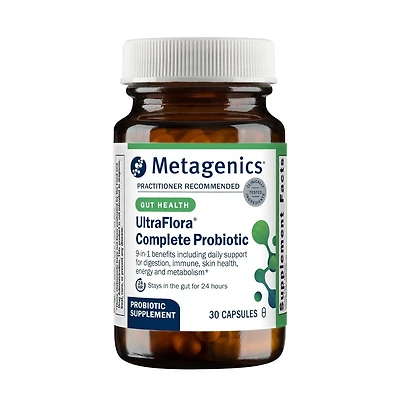Metagenics UltraFlora Complete - Multi Strain Probiotic for Digestive Balance and Immune Support