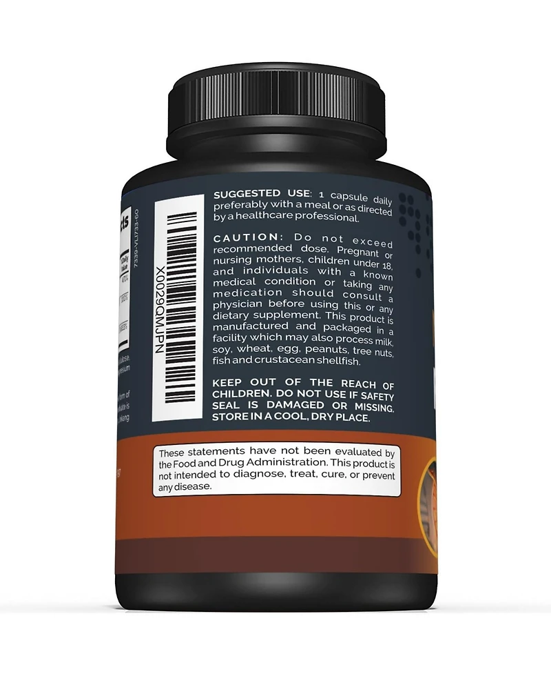 Sunergetic Methyl Folate Supplement with Vitamin B12 and Vitamin B6, 400 mcg Methyl Folate, 60 Capsules