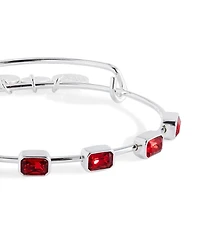 Alex and Ani January Birthstone Emerald Cut Bangle