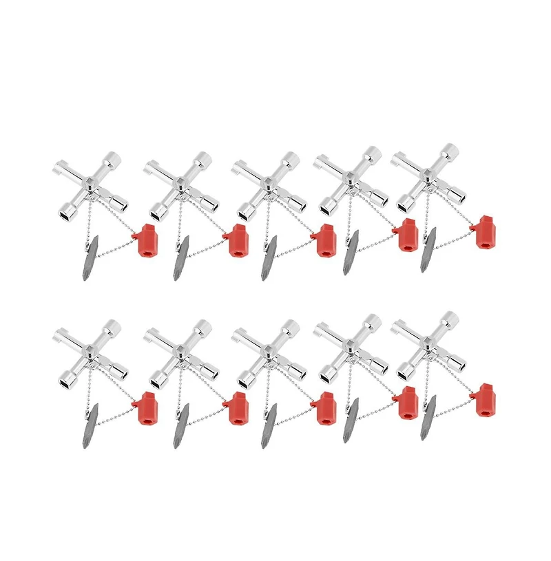 Xdovet Universal 4-Way Water Valve/Faucet Key