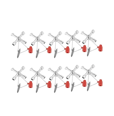 Xdovet Universal 4-Way Water Valve/Faucet Key