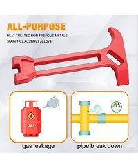 Xdovet 4-in-1 Emergency Gas Water Shut Off Wrench