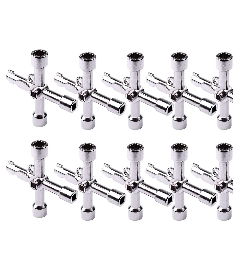 Xdovet Electrical Cabinet Key 4 Way Utilities Triangle Square Cross