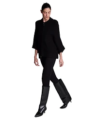 Kenneth Cole Women's Dolman-Sleeve Full-Zip Cardigan Sweater