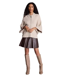 Kenneth Cole Women's Dolman-Sleeve Full-Zip Cardigan Sweater