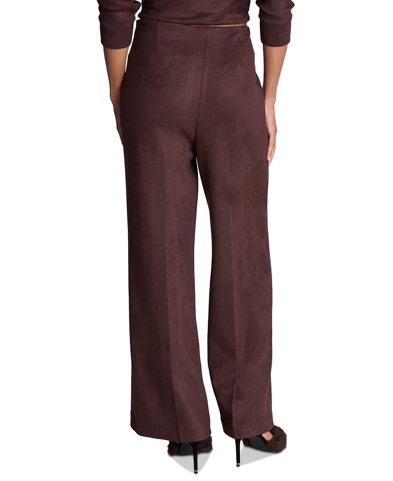Kenneth Cole Women's High-Waisted Wide-Leg Pull-On Pants