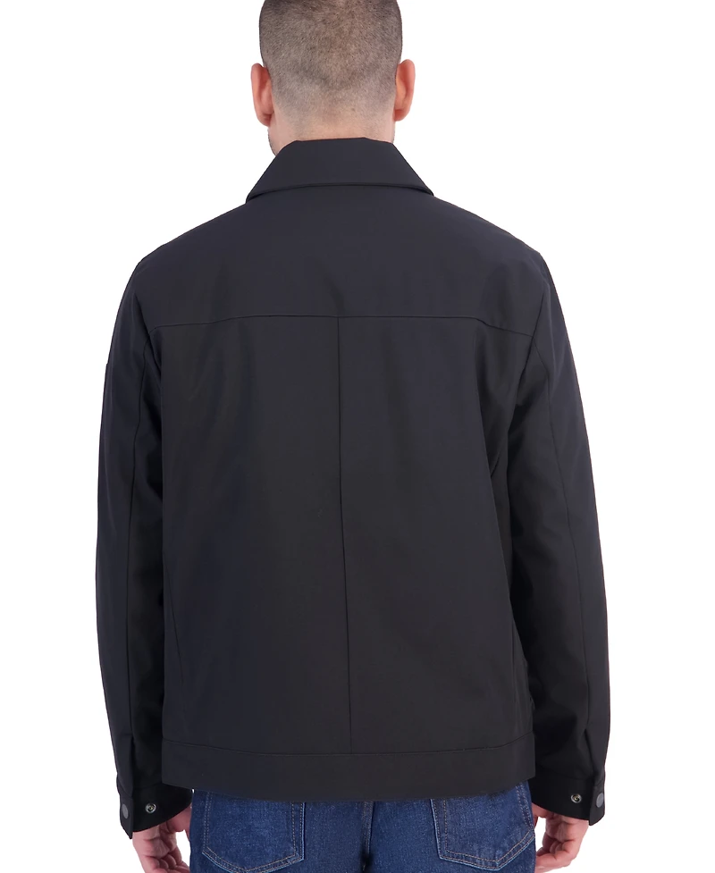 Calvin Klein Men's Shirt Collar Flex Tech Quilted Inner Jacket