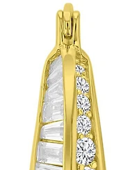 Macy's 14k Gold-Plated Mixed Shape Hoop Earrings