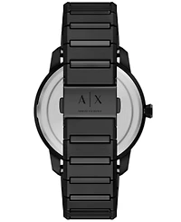 Armani Exchange Men's Quartz Three Hand Black Stainless Steel Watch 42mm