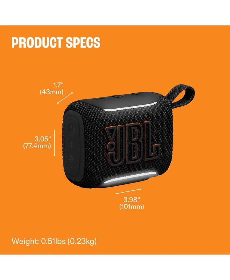 Jbl Go 5 Ultra-Portable Waterproof Bluetooth Speaker