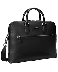 Polo Ralph Lauren Men's Pebbled Leather Commuter Bag