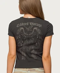 Edikted Women's Vintage Studded T-Shirt