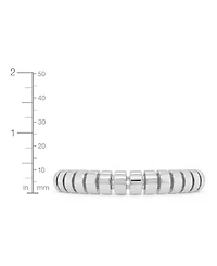 And Now This Gold, Silver Plated Brass Stretch Bracelet
