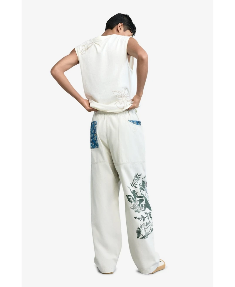 Desigual Men's Long floral trousers