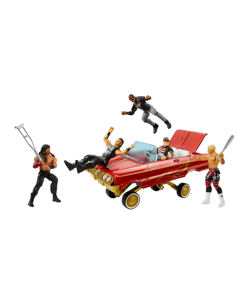 Wwe Rey Mysterio Main Event Lucha Low Rider Hydraulics Action Vehicle Set, Ages 6+