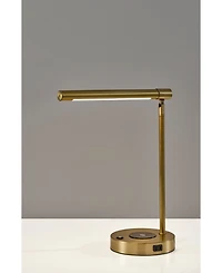Adesso 24" Metal Dax Led Wireless Charging Desk Lamp