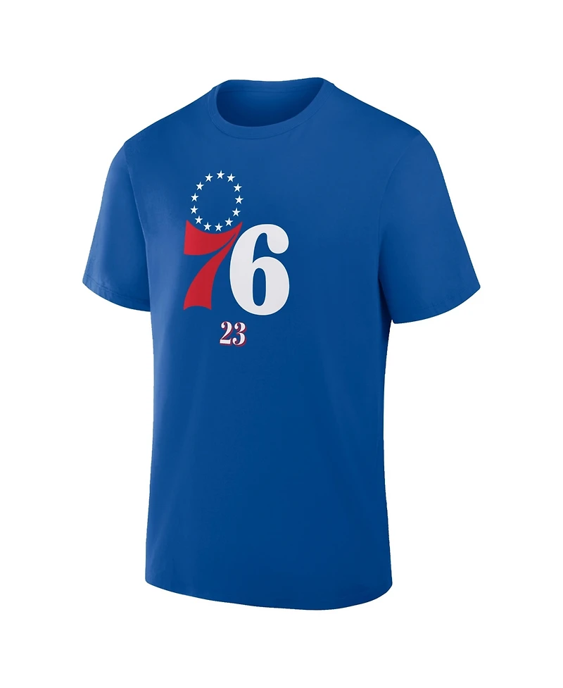 Fanatics Men's LeBron James Royal Philadelphia 76ers The Paint Name Number T-Shirt