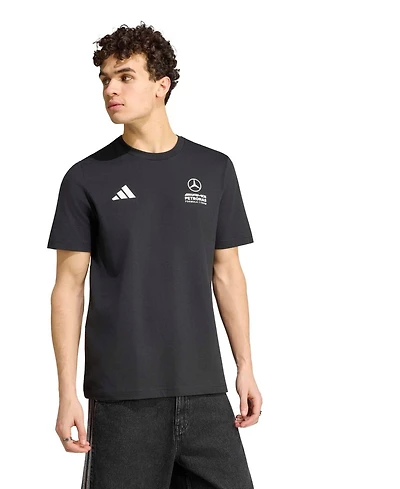 Adidas Men's Black Mercedes-amg Petronas F1 Team Italy T-Shirt