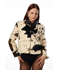 Desigual Women's Animal Print Jacket
