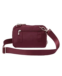 Baggallini Modern Everywhere Mini Double Zipper Crossbody Handbag