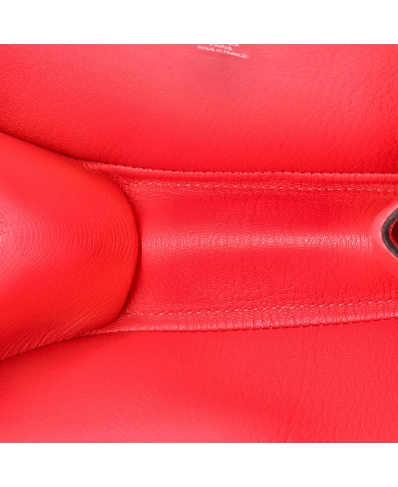 Pre-Owned Hermes Opli Clutch Leather