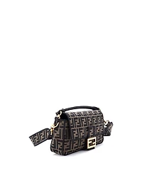 Pre-Owned Fendi Medium Baguette Nm Bag Zucca Canvas