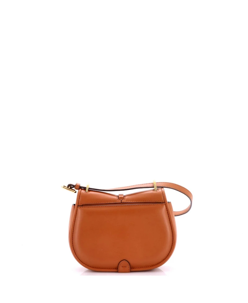 Pre-Owned Fendi Small C'mon Shoulder Bag Leather