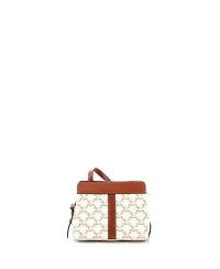 Pre-Owned Celine Small Teen Cabas De France Bag Triomphe Coated Canvas
