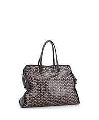 Pre-Owned Goyard Pm Hardy Pet Carrier Coated Canvas