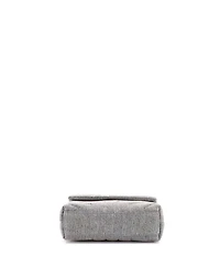 Pre-Owned Saint Laurent Toy Loulou Shoulder Bag Matelasse Chevron Denim