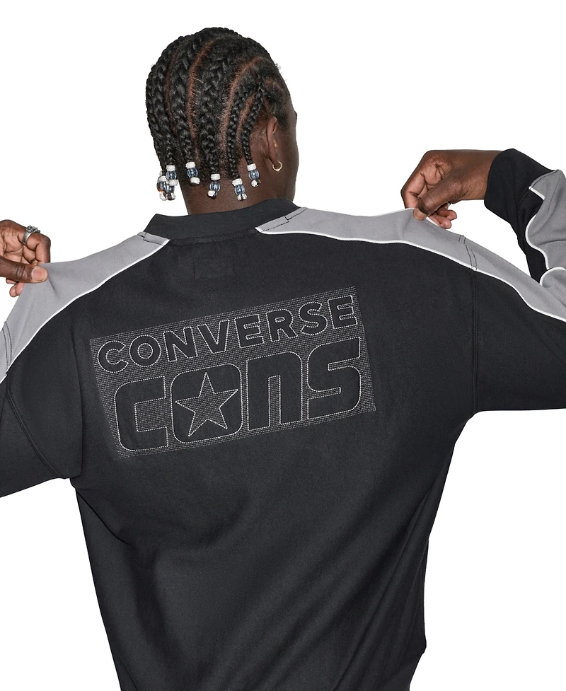 Converse Men's Color-Block Crewneck Sweatshirt