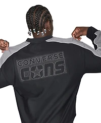 Converse Men's Color-Block Crewneck Sweatshirt