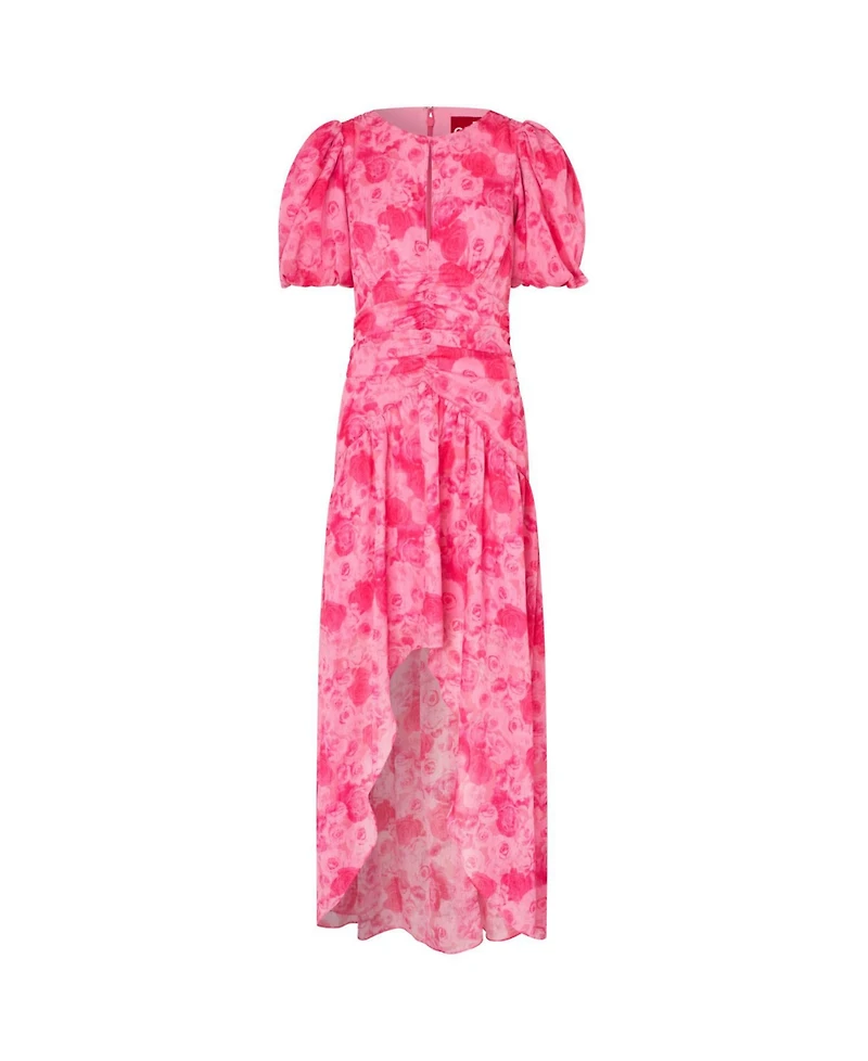Cras Women's Elaine Floral High-Low Maxi Dress