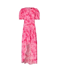 Cras Women's Elaine Floral High-Low Maxi Dress