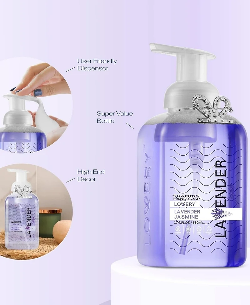 Lovery 10-Piece Hand Foaming Soap in Citrus, Floral, Fresh, Warm Fragrances