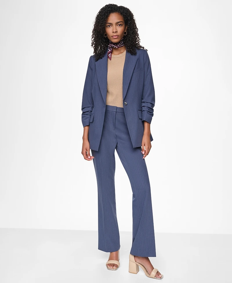Dkny Women's Pinstripe 3/4-Sleeve Blazer