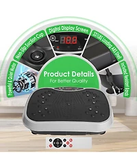 Sevorley Whole Body Vibration Plate Exercise Machine with Remote, 120 Speed Levels and Resistance Bands