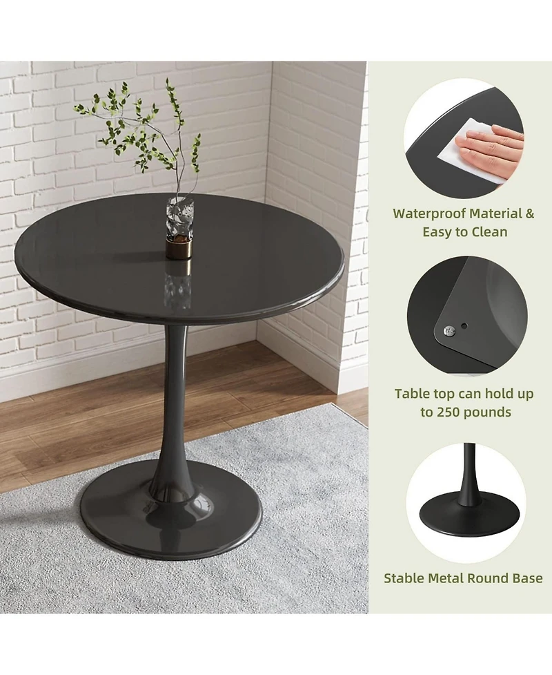 flynama Modern Round Multi-use Table