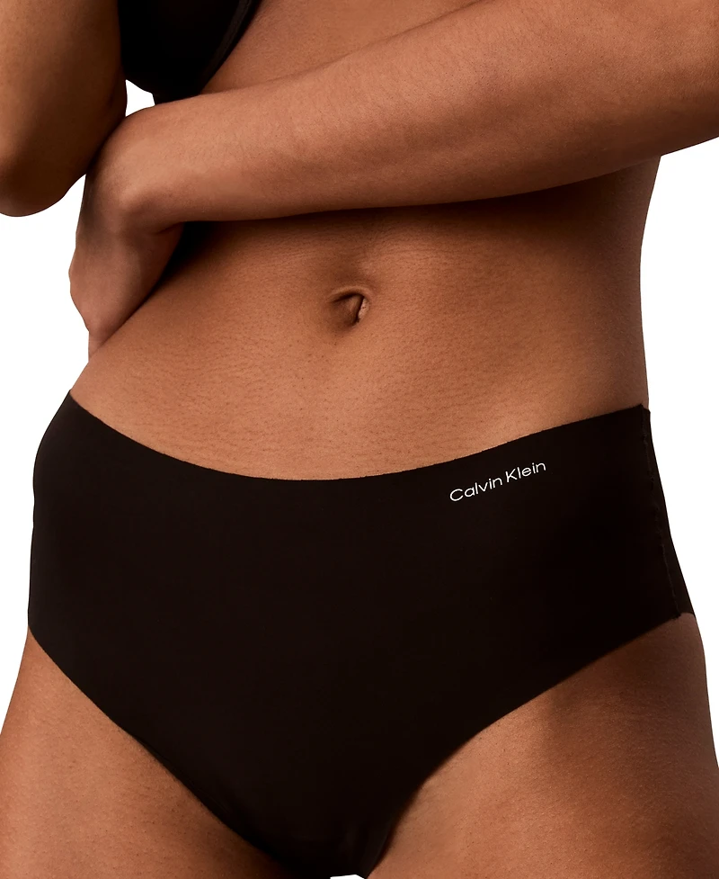 Calvin Klein Women's Seamless Microfiber Full Coverage Hipster Panty, 3-Pack, QD5417