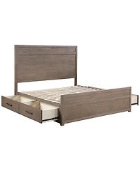 Adler King Plywood Modern Storage Bed, Macy's Exclusive